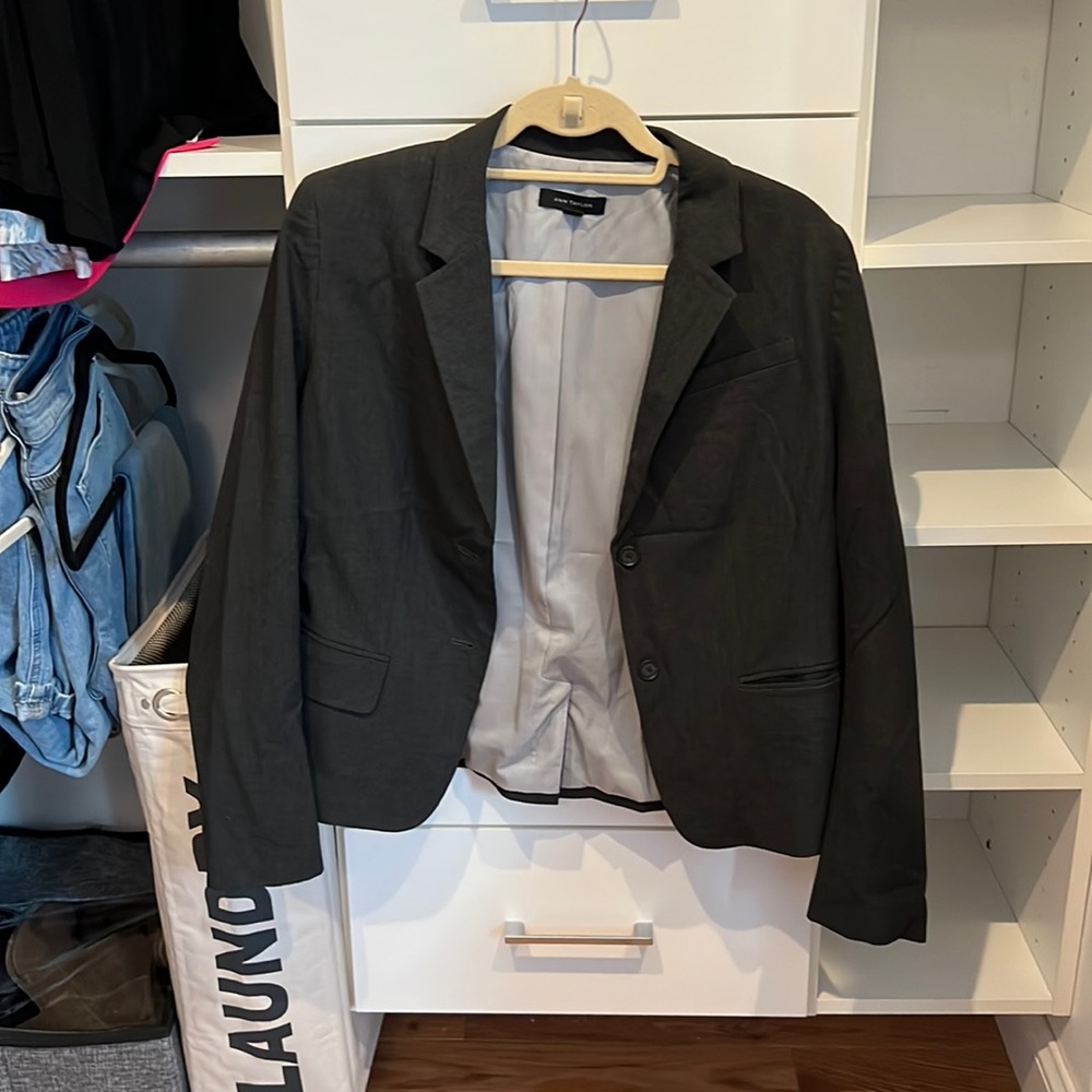 Ann Taylor Grey Blazer